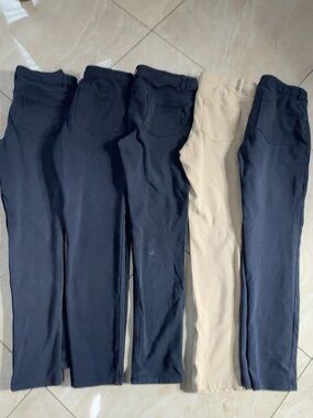 Girls Uniform Pants Lot 5 Size 16 Gap French Toast Navy Khaki